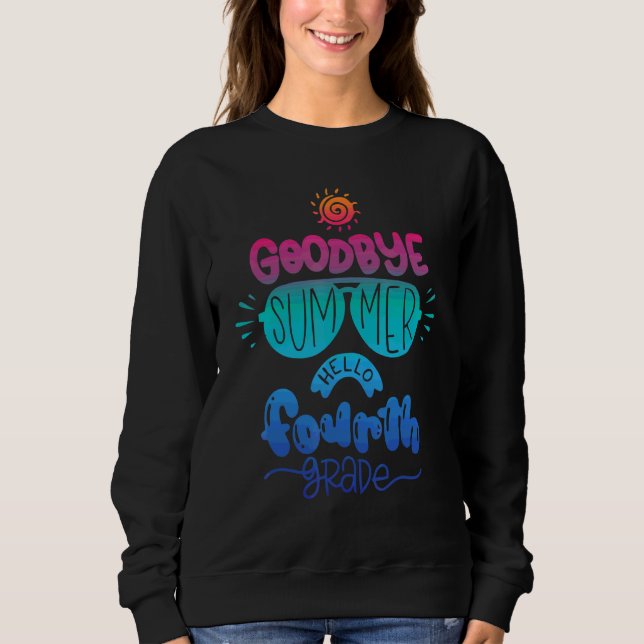 Sudadera Tinte de Nudo Hola Cuarto 4to Maestro de Grado Pri (Anverso)