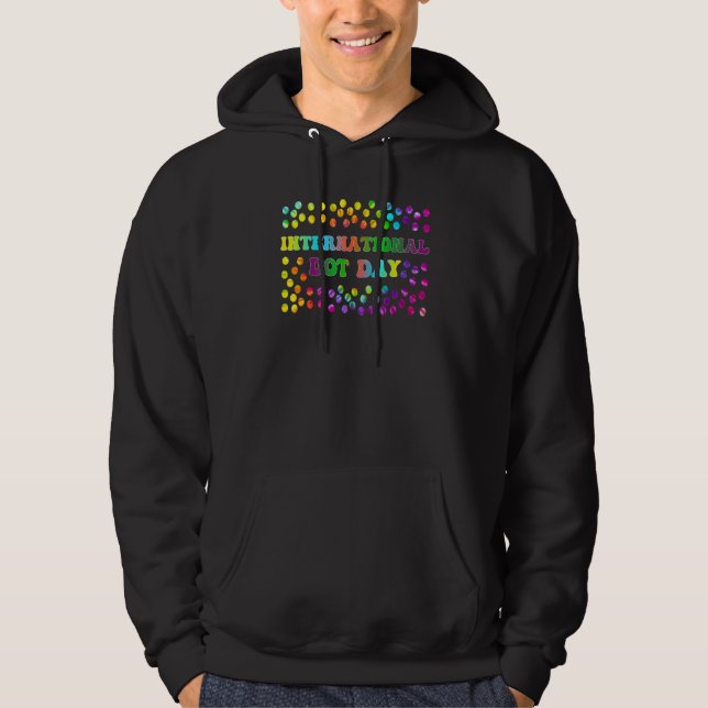 Sudadera Tinte Internacional Día de la Mancha Feliz Día de  (Anverso)
