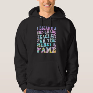 Sudadera Tinte Tie Me Convertí En Maestro De 2º Grado Por E
