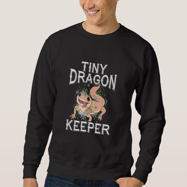 Sudadera Tiny Dragon Keeper  Leopard Gecko   Lizard Reptile (Anverso)