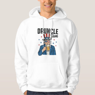 Sudadera Tío Borracho Sam Diseño Divertido Patriótico de Ce