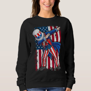 Sudadera Tío Dabbing Sam 4 De Julio Hombres Niños 2