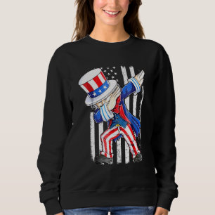 Sudadera Tío Dabbing Sam 4 De Julio Niños Chica 1