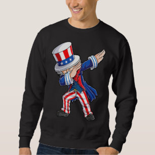 Sudadera Tío Dabbing Sam 4 De Julio Niños Hombres 2