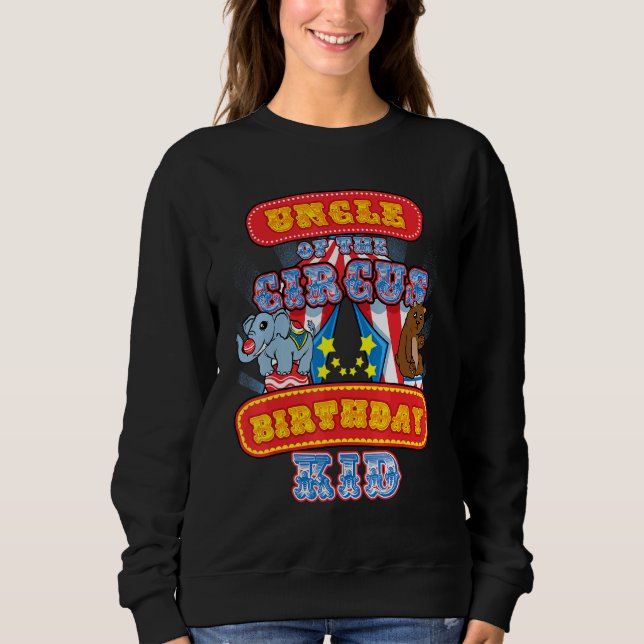 Sudadera Tío De Circo, Niña De Cumpleaños, Fiesta De Carnav (Anverso)