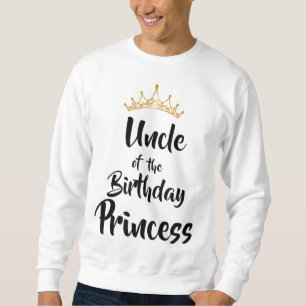 Sudadera Tío De La Princesa De Cumpleaños Familia Que Coinc