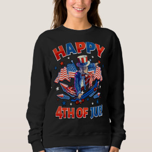 Sudadera Tío De Patinaje Sam 4 De Julio Niños Americanos F