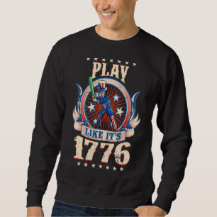 Sudadera Tío De Softbol Sam 4 De Julio Hombres Estadouniden