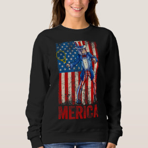 Sudadera Tío De Tenis Sam 4 De Julio Niños Estadounidenses