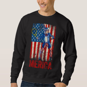 Sudadera Tío De Tenis Sam 4 De Julio Niños Estadounidenses