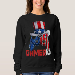 Sudadera Tío del controlador Sam Videojuego Gamerica Bander