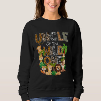 Sudadera Tío Del Salvaje Safari Jungle Cumpleaños 1er P