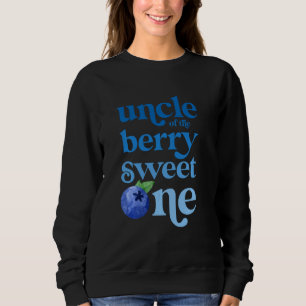Sudadera Tío First Birthday Berry Sweet One Blueberry prime