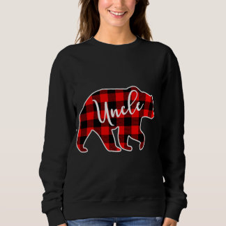 Sudadera Tío Oso Rojo Navidades familiares coincidentes