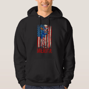 Sudadera Tío Sam 4 De Julio Mujeres Hombres Bandera Estadou