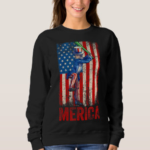 Sudadera Tío Sam 4 De Julio Mujeres Hombres Bandera Estadou