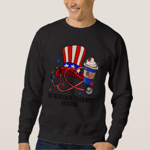 Sudadera Tío Sam Gorra Ste, asistente de terapia recreativa