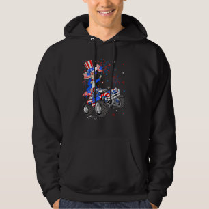 Sudadera Tío Sam Riding Monster Camión 4 De Julio Niños Ki
