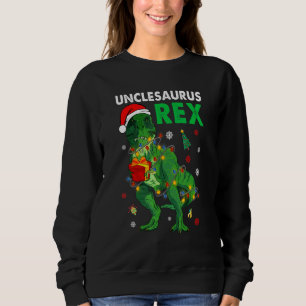 Sudadera Tío T Navidades Rex Dinosaur Unclesaurus Matchin