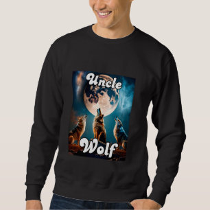 Sudadera Tío Wolf Matando familia Tribe Wolves Moon