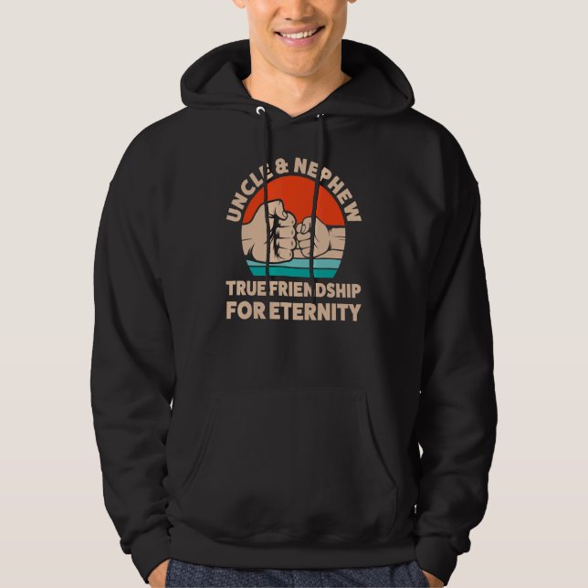 Sudadera Tío y sobrino tíos de amistad (Anverso)