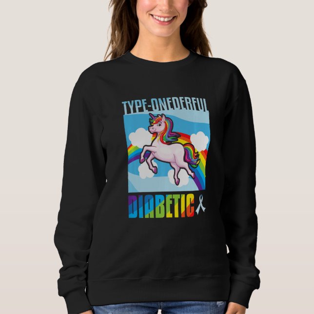 Sudadera Tipo 1 derful T1D Diabetes  1 (Anverso)
