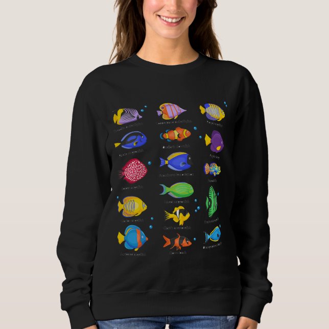 Sudadera Tipo de océano de pescado (Anverso)