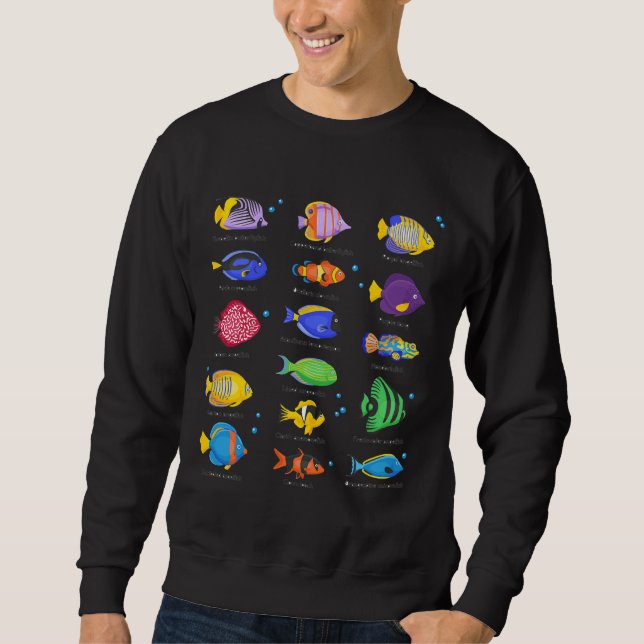 Sudadera Tipo de océano de pescado (Anverso)