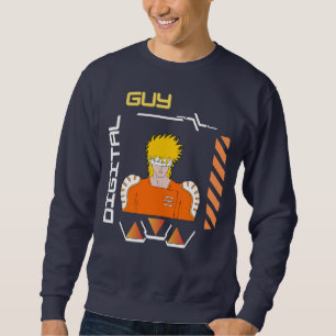Sudadera tipo digital en un mundo digital