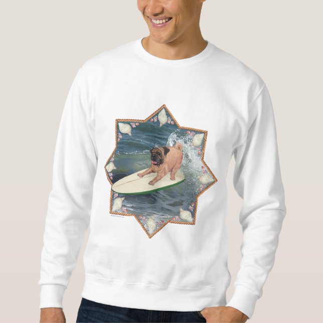 Sudadera Tipo Surfista Pug (Anverso)
