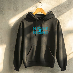 Sudadera Tipografía azul azur inspiradora cita derecha