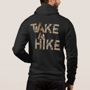 Sudadera Tipografía con rastrillo de caminata
