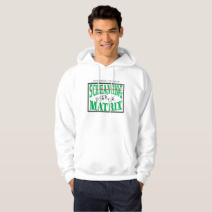 Sudadera Tipografía Cyberpunk de Arte de Fallo Gritando Den