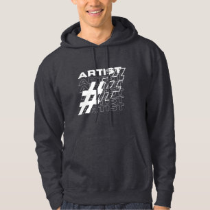 Sudadera Tipografía de Artista Hashtag