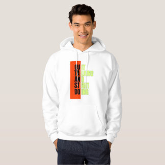Sudadera Tipografía de bloque de geometría audaz