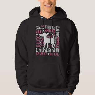Sudadera Tipografía De Chihuahua Para Hombres Mujeres Chica