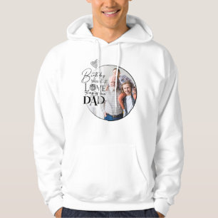 Sudadera Tipografía de Cumpleaños para Papá Minimalista Fot