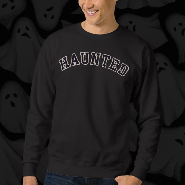 Sudadera Tipografía de Halloween embrujada (Subido por el creador)