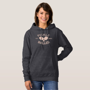Sudadera Tipografía de la Colegiatura de Pickleball Pickle