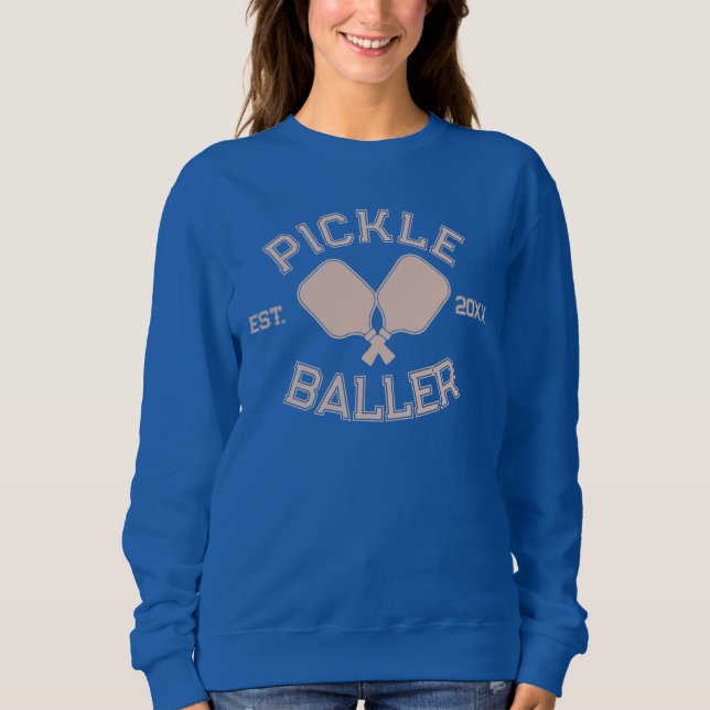 Sudadera Tipografía de la Colegiatura de Pickleball Pickle  (Anverso)