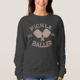 Sudadera Tipografía de la Colegiatura de Pickleball Pickle 