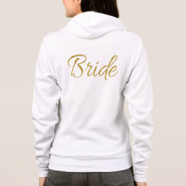 Sudadera Tipografía de la novia del oro