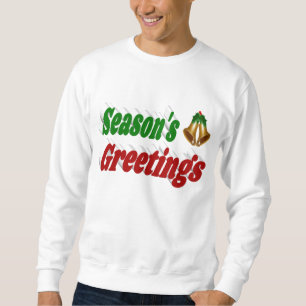 Sudadera Tipografía de los Navidades de Seasons Greetings B