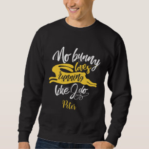Sudadera Tipografía de motivación de conejo amarillo divert