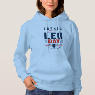 Sudadera Tipografía de Motivación de Gimnasio para Día de P