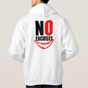 Sudadera Tipografía de Motivación Sin Excusas