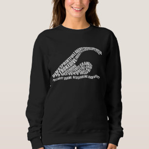 Sudadera Típografía De Nadador Divertido Entrenador De Nata