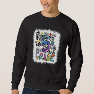 Sudadera Tipografía de quinto grado Equipo de tipografía de