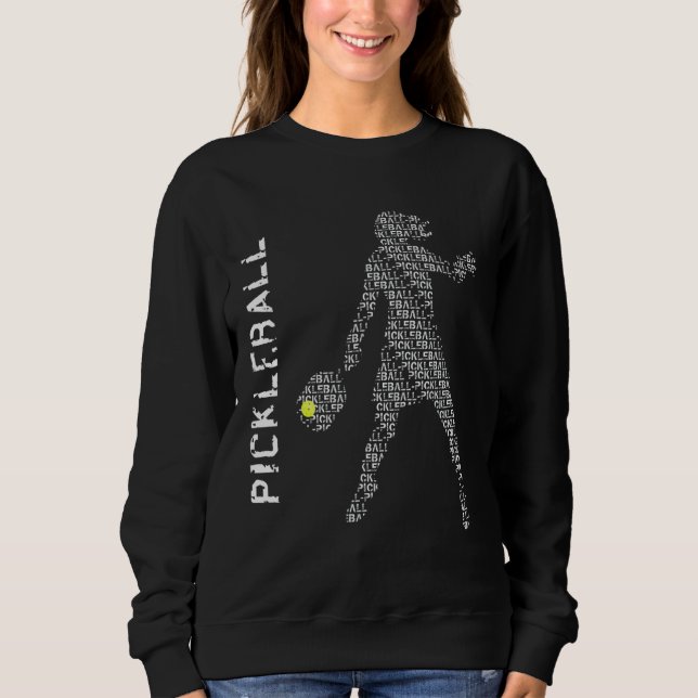 Sudadera Tipografía del jugador de futbolín femenino (Anverso)