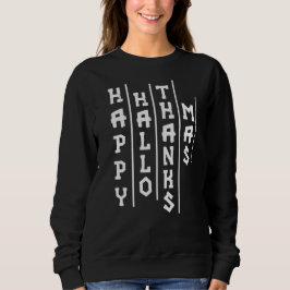 Sudadera Tipografía divertida para Navidades de Acción de G
